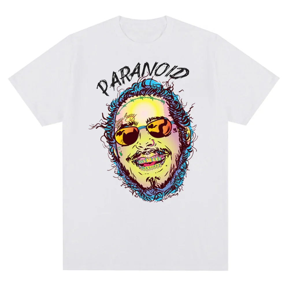 Camiseta Básica Post Malone Paranoid