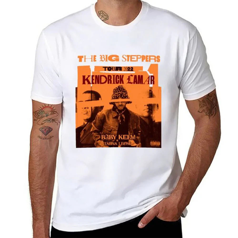 Camiseta Básica The Big Steppers Kendrick Lamar Branco