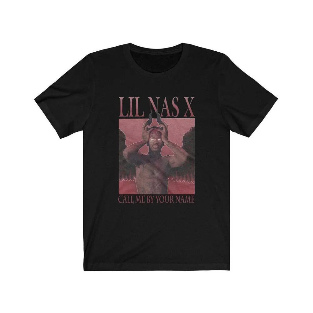 Camiseta Básica Lil Nas X Call Me By Your Name