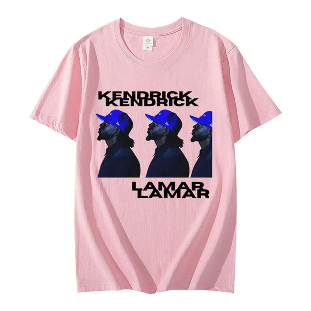 Camiseta Básica Kendrick Lamar Silhouette Rosa Bebê