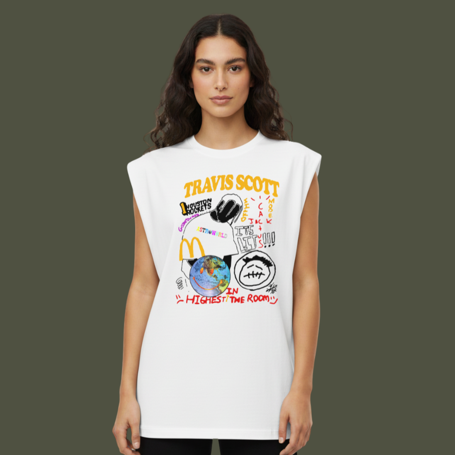 Regata Oversized Travis Scott Singles Rapper Music