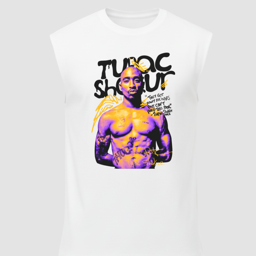 Camiseta Oversized Tupac Shakur