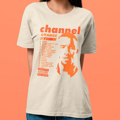 Camiseta Básica Frank Ocean Orange
