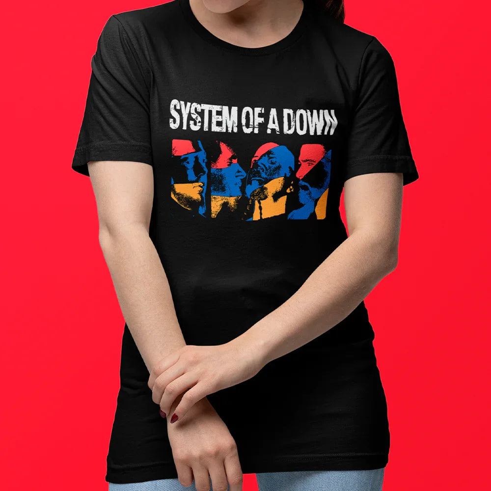 Camiseta Básica System Of A Down S.O.A.D