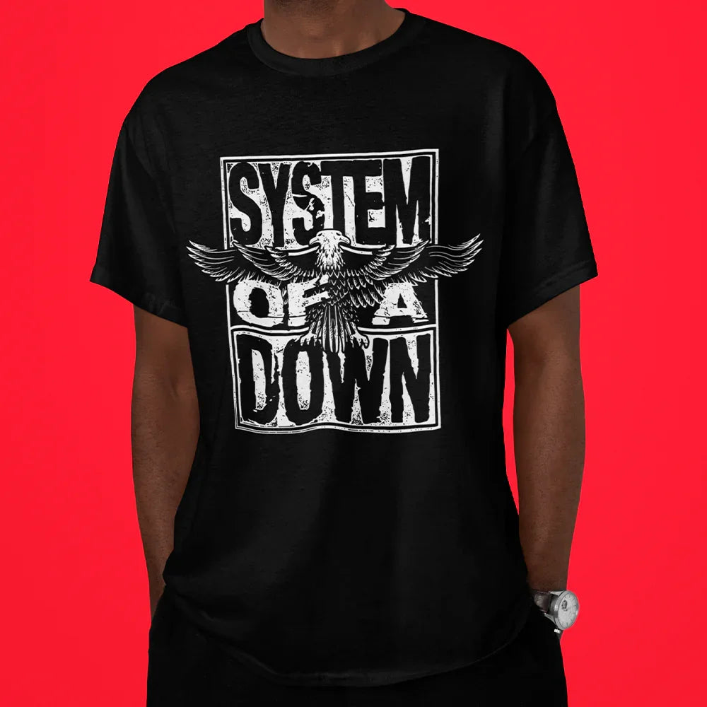 Camiseta Básica System Of A Down Eagle