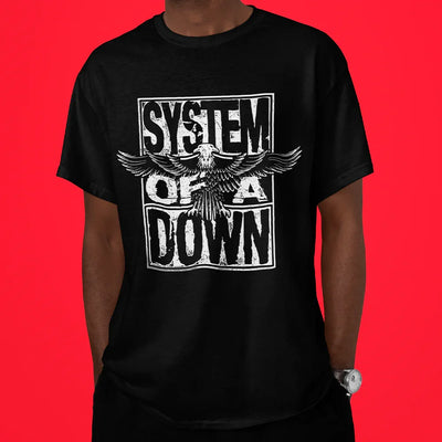 Camiseta Básica System Of A Down Eagle