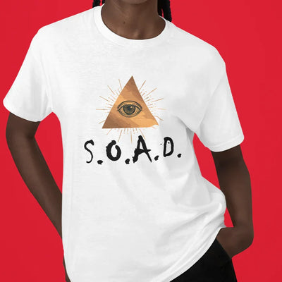 Camiseta Básica System Of A Down Illuminatti