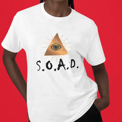 Camiseta Básica System Of A Down Illuminatti