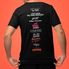 Camiseta Básica Lady Gaga Eras