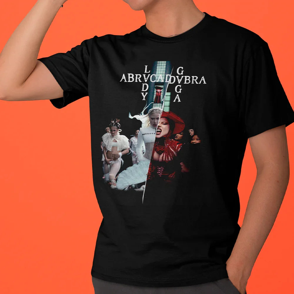 Camiseta Básica Lady Gaga Abracadabra MV