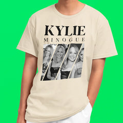 Camiseta Básica Kylie Minogue B&W