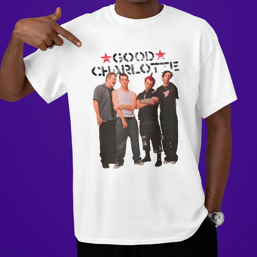 Camiseta Básica Good Charlotte Banda