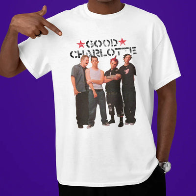 Camiseta Básica Good Charlotte Banda