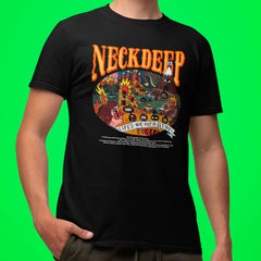 Camiseta Básica Neck Deep The Discography