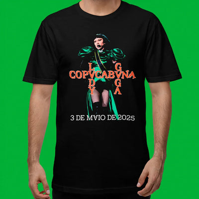 Camiseta Básica Lady Gaga Copacabana Gaga