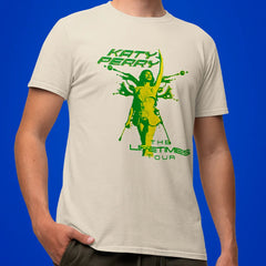 Camiseta Básica Katy Perry The Lifetimes Tour Brazil