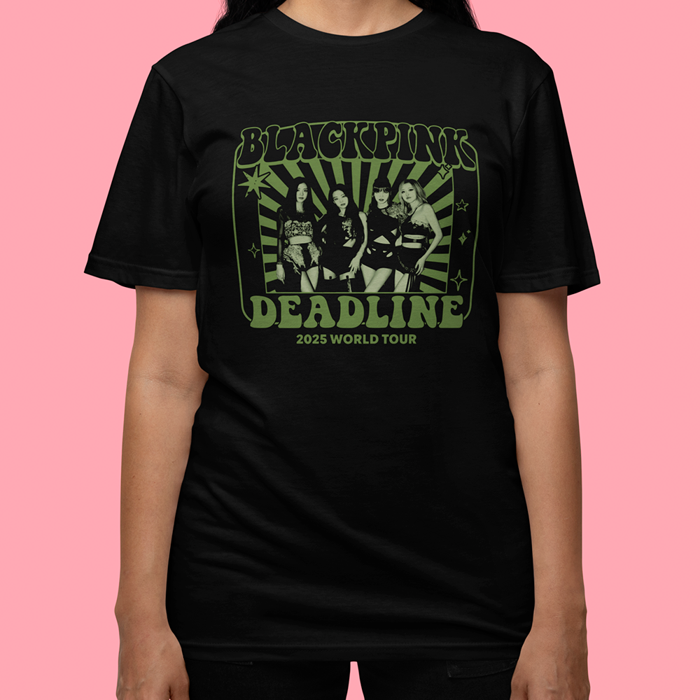 Camiseta Básica Blackpink Deadline Poster
