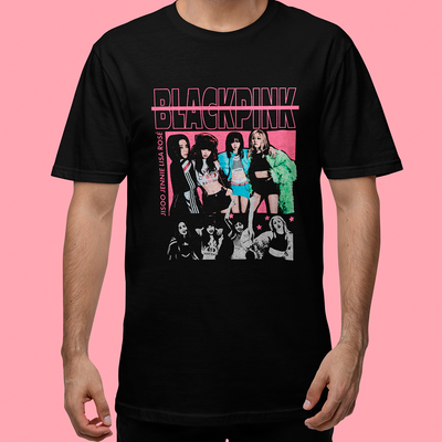 Camiseta Básica Blackpink Stars