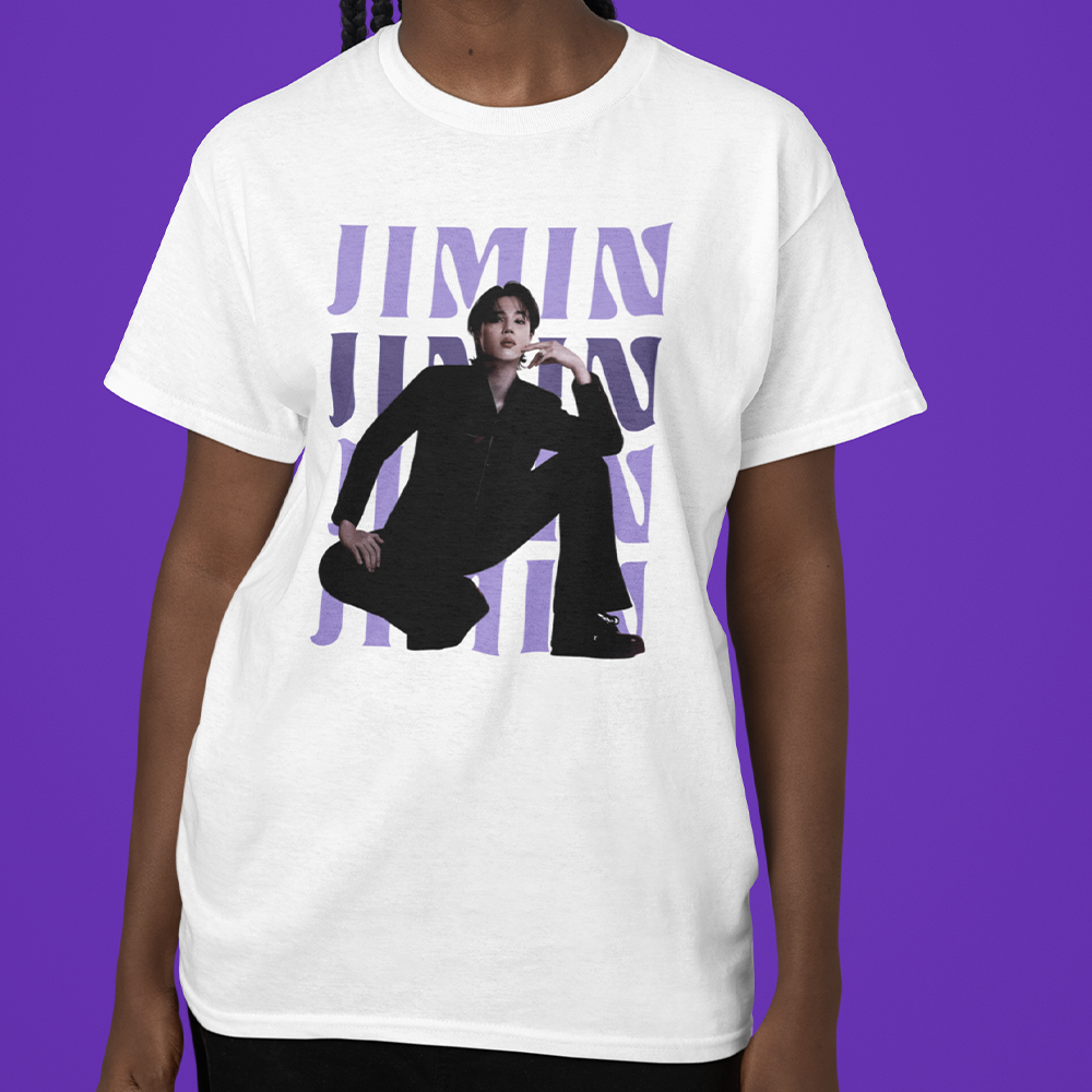 Camiseta Básica Jimin BTS Purple
