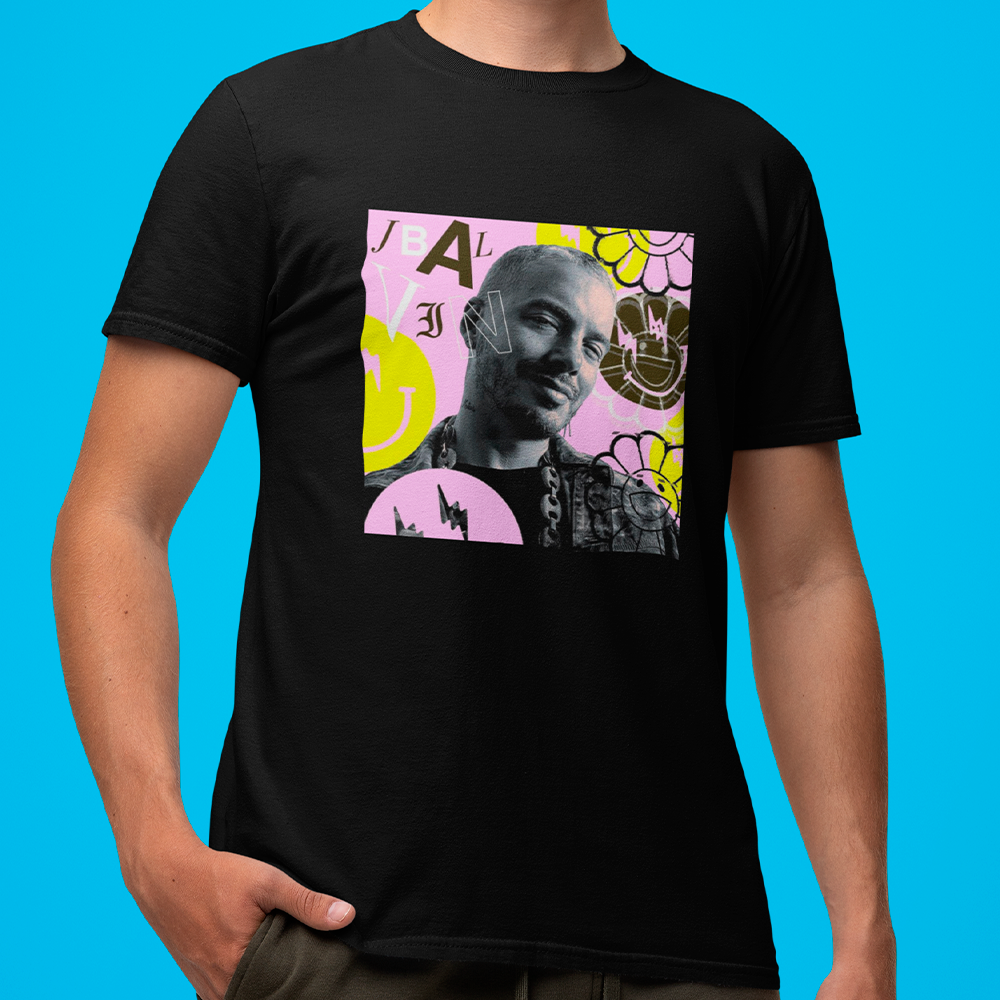 Camiseta Básica J Balvin Graphic