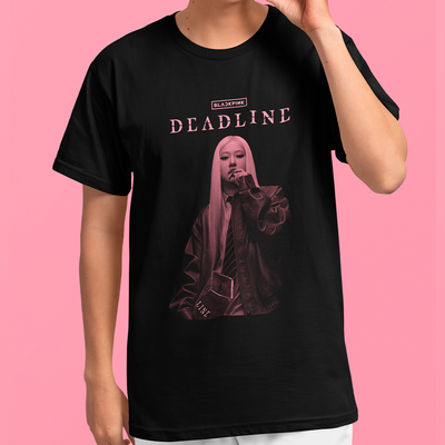 Camiseta Básica Blackpink Deadline Rosé