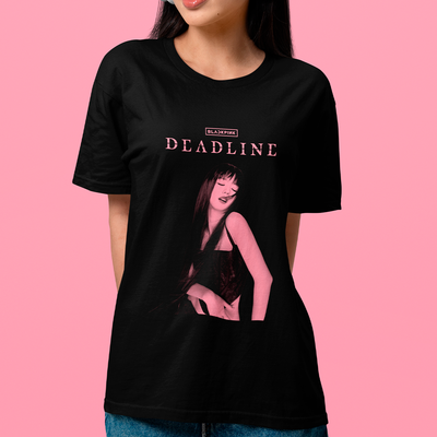 Camiseta Básica Blackpink Deadline Jisoo