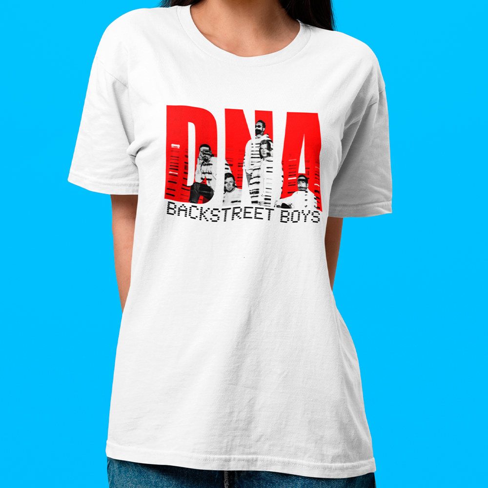 Camiseta Básica Backstreet Boys DNA