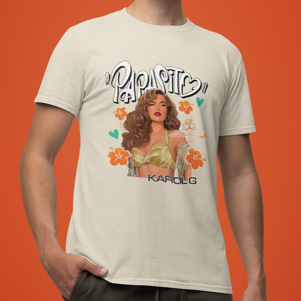 Camiseta Básica Unissex Karol G Papasito