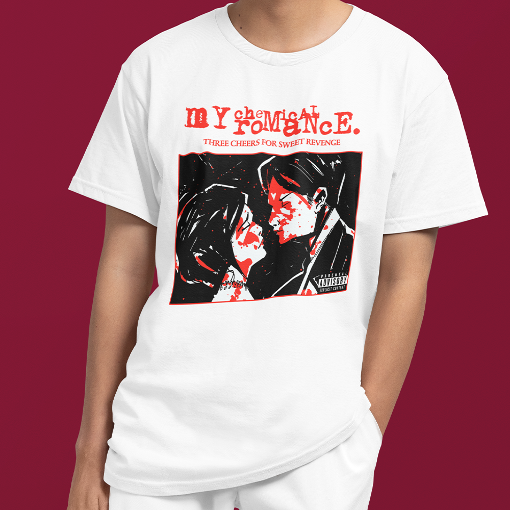 Camiseta Básica My Chemical Romance Three Cheers