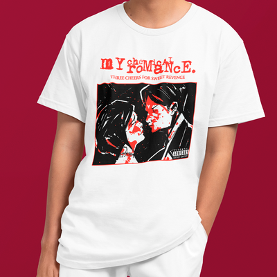 Camiseta Básica My Chemical Romance Three Cheers