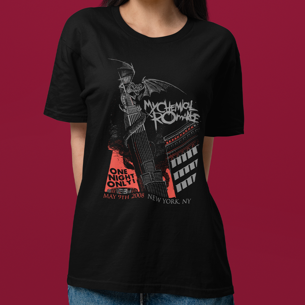 Camiseta Básica My Chemical Romance One Night Only