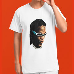 Camiseta Básica Travis Scott Face