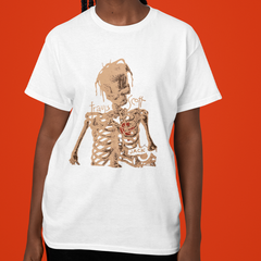 Camiseta Básica Travis Scott Esqueleto Jack