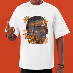 Camiseta Oversized Travis Scott Orange