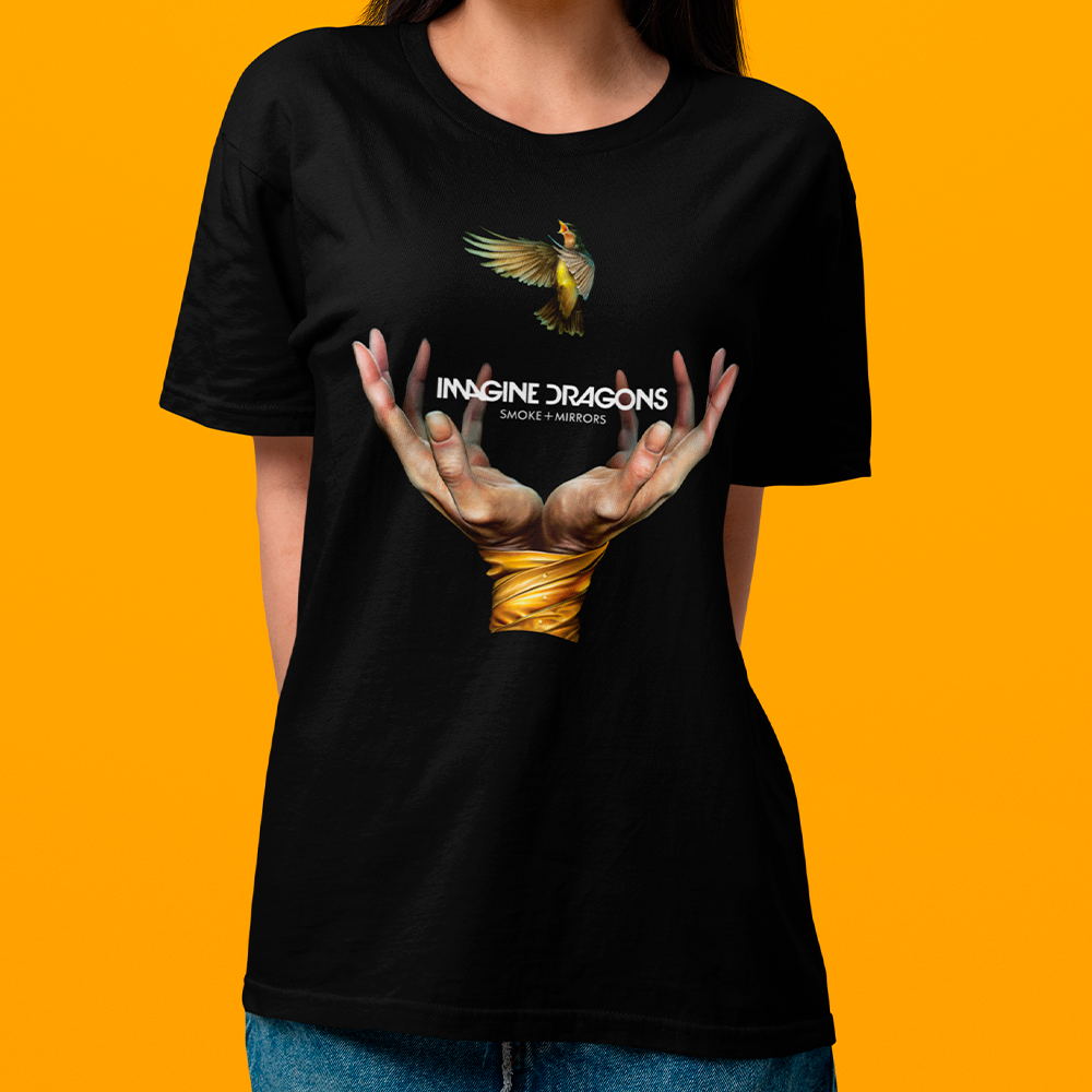 Camiseta Básica Imagine Dragons Smoke Mirros