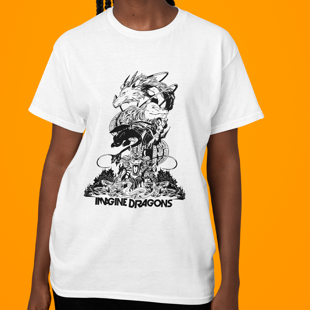 Camiseta Básica Imagine Dragons Dragons