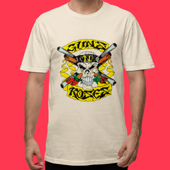 Camiseta Básica Guns N' Roses Skull
