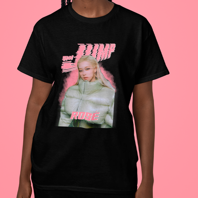 Camiseta Básica Blackpink Jump Rosé