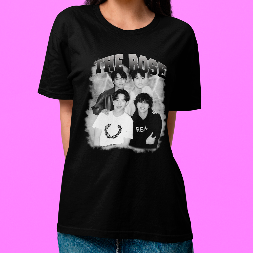 Camiseta Básica The Rose B&W
