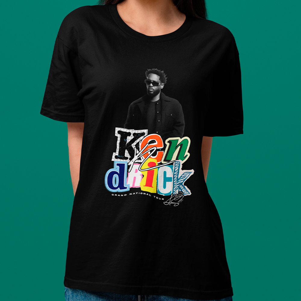 Camiseta Básica Kendrick Lamar Grand National Tour