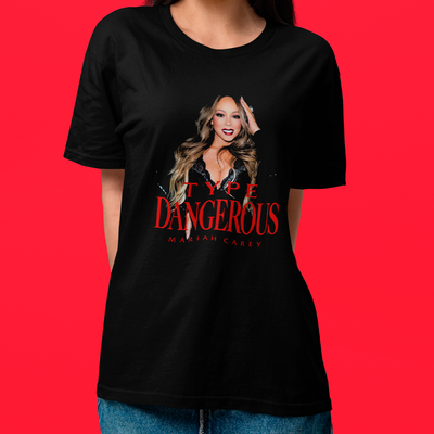 Camiseta Básica Mariah Carey Type Dangerous