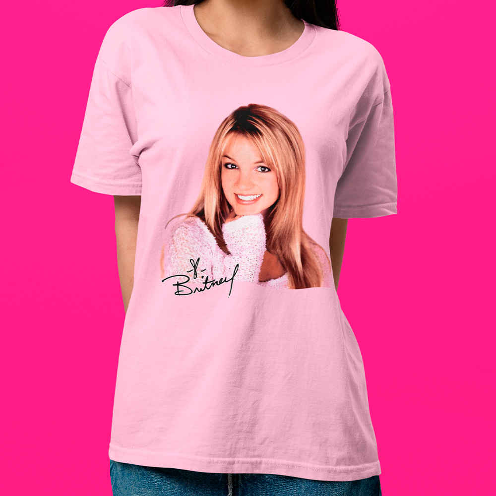 Camiseta Básica Britney Spears Cute