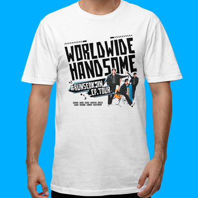 Camiseta Basica BTS Jin Worldwide Handsome