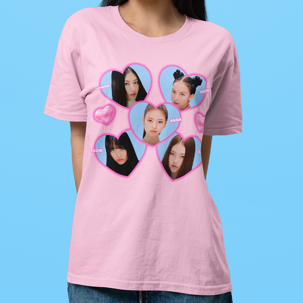 Camiseta Básica Meovv Hearts