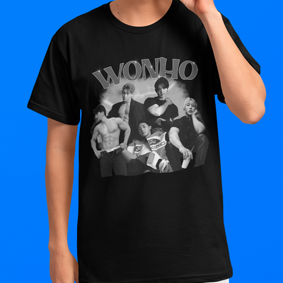 Camiseta Básica Wonho Collage