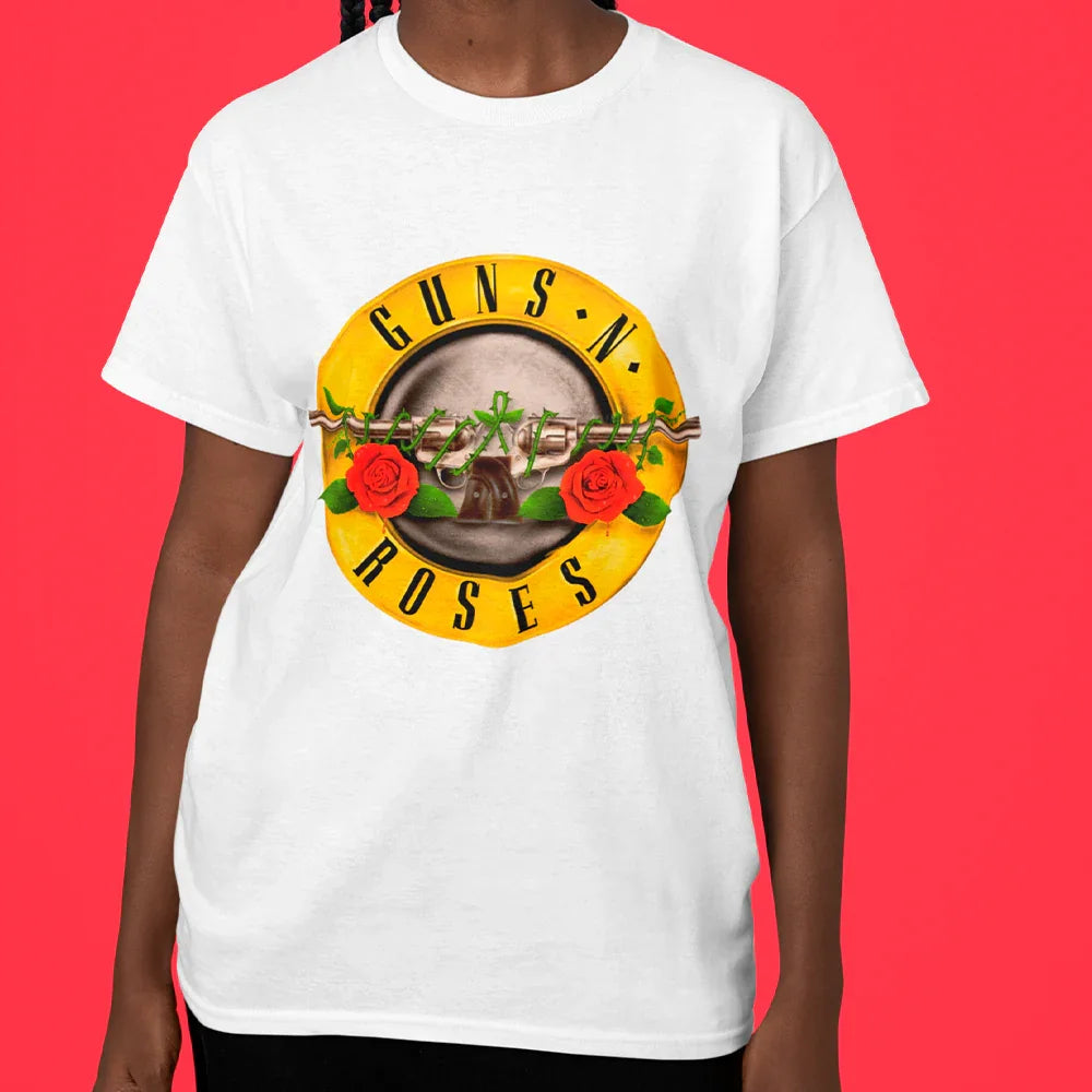 Camiseta Básica Guns N' Roses Classic Logo