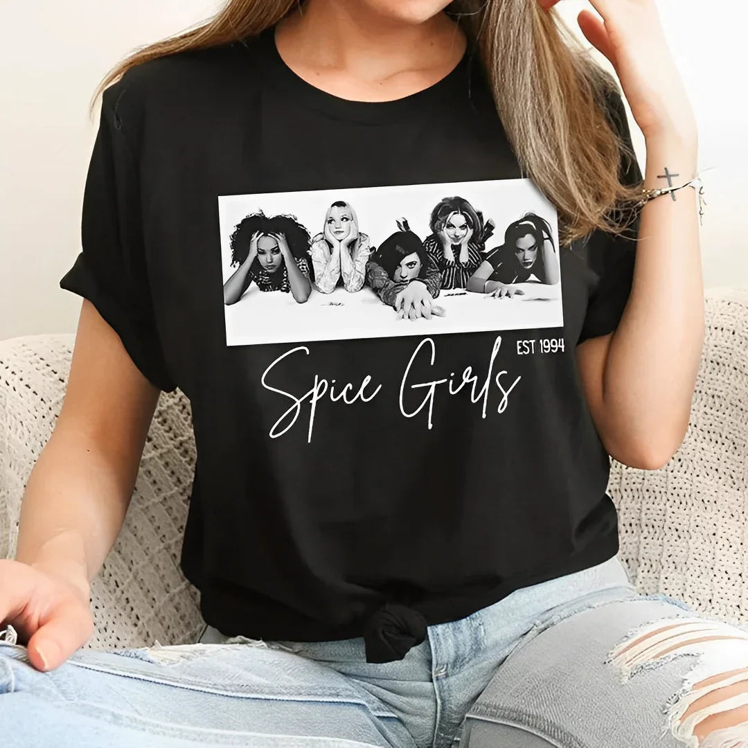 Camiseta Básica Spice Girls 1994 Retro