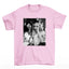 Camiseta Básica Sabrina Carpenter Halloween Customer Rosa bebê 