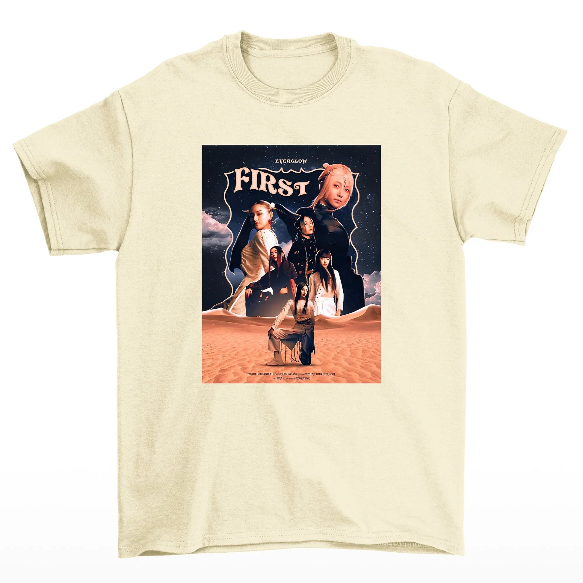 Camiseta Básica Everglow First Photo - pérola