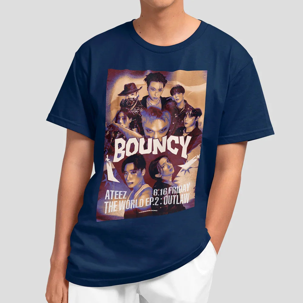 Camiseta Básica Ateez Bouncy